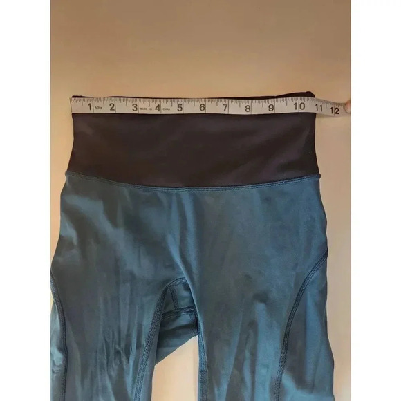 Lululemon Run The Day Crop Leggings Blue Size 2 - Picture 5 of 8